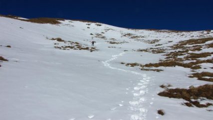 salendo verso la cresta sommitale (17-11-2013)