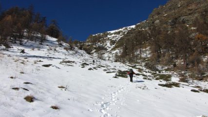 salendo verso l'Alpe Collet...01 (17-11-2013)