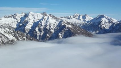 La cime della Valle Agarina