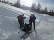 ....di nuovo per terra!