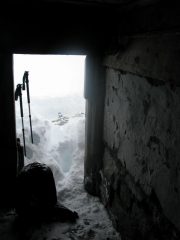 momentaneo rifugio in fienile