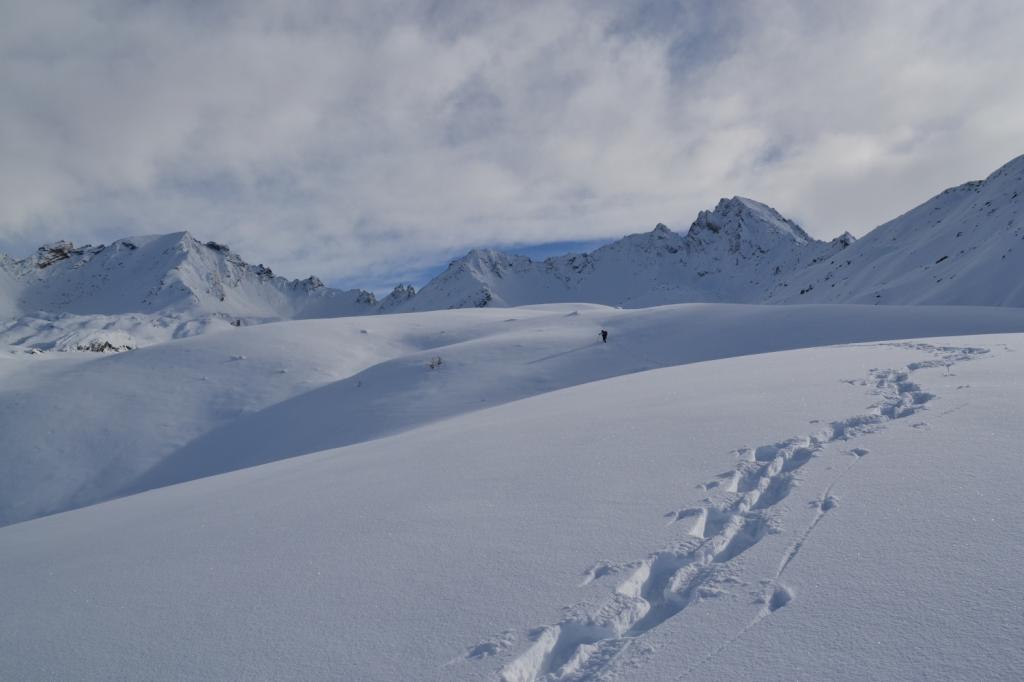 ci addentriamo erroneamente nel vallone in direzione est