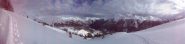 in salita panorama sulla val chisone