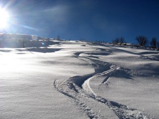 discesa versante ovest