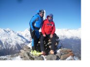 Con Davide sulla Cima delle Vallette,,