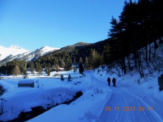 la partenza da Casterino