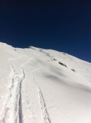 la cresta di salita alla Ciantiplagna