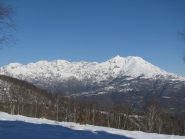 Panorama dalla sommità del tornante di quota 1201