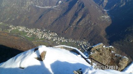 Cantoira vista dal Santuario di Santa Cristina