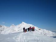 primo gruppo arrivato in punta