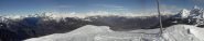 panorama dalla vetta dall'Emilius al Bianco ed oltre...