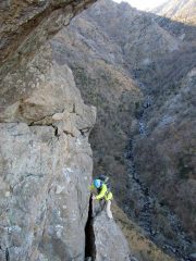 Alberto sulla traversata