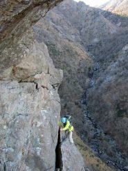 Alberto sulla traversata