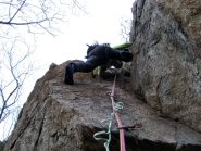 Sul diedro di V del terzo tiro