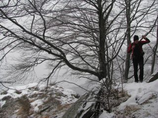 Parte alta della cresta di salita