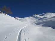 parte alta della salita