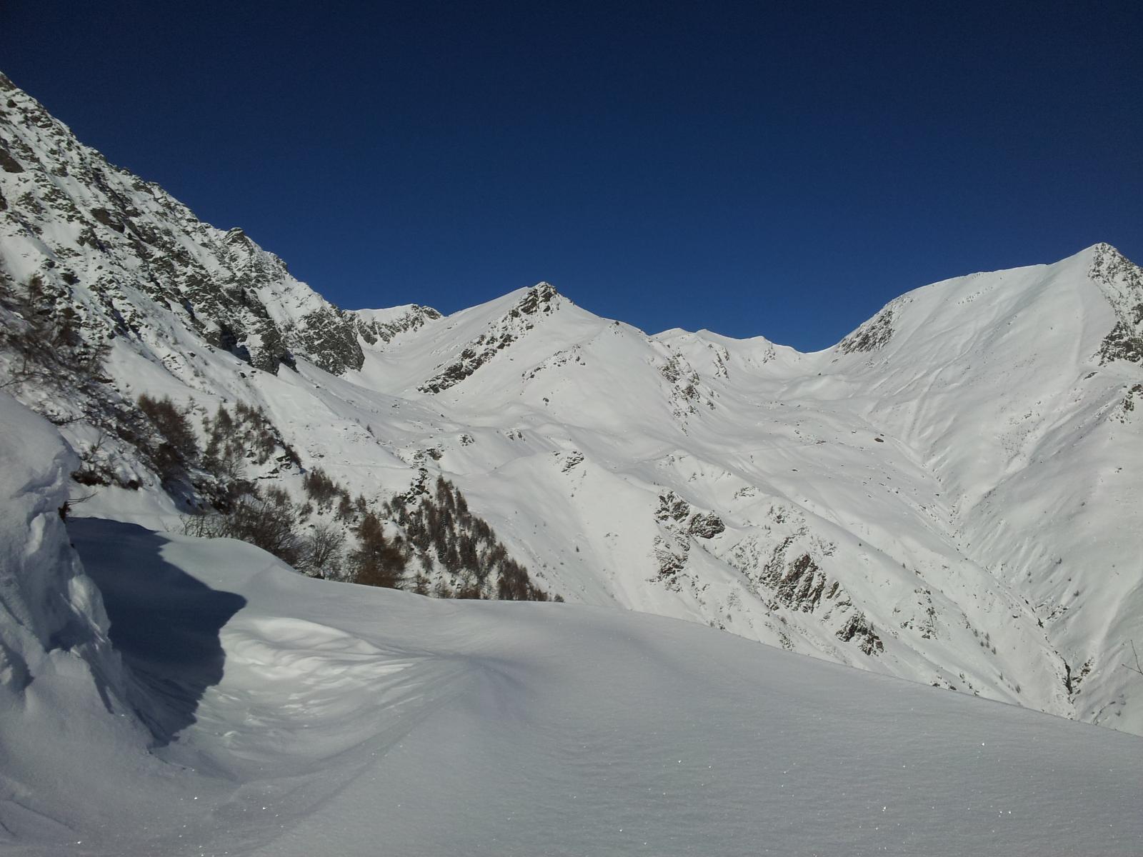 il vallone di giulian visto dal colle faure