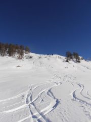 07 - seguendo le tracce esistenti alternanza di tratti ripidi e più dolci