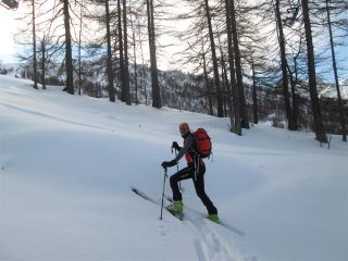 poco sopra arrivo seggiovia Chesal