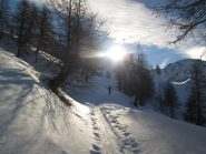 stradina verso il colletto