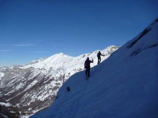 Le Pianard et l'Orel vu du début de la montée