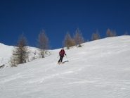 scendendo tutto a destra, altro tratto bello prima del bosco