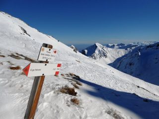 Il passo della Valletta appena sotto la quota