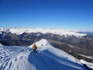 Tratto di dorsale prima di virare a nord