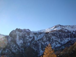 Punta Culour, Colletto Sarasin e Rocca di Ciarm dalle Grange Passo