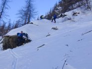 Sul pendio sopra Villa Sigismondi 
