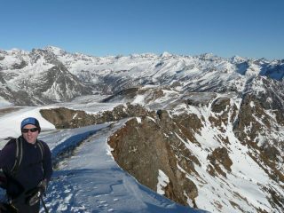 Cresta di discesa verso il M. Cazzola