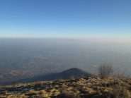 dalla vetta verso la pianura