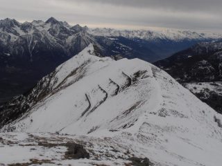 03 - dalla Becca d'Aver verso la cima Longhede