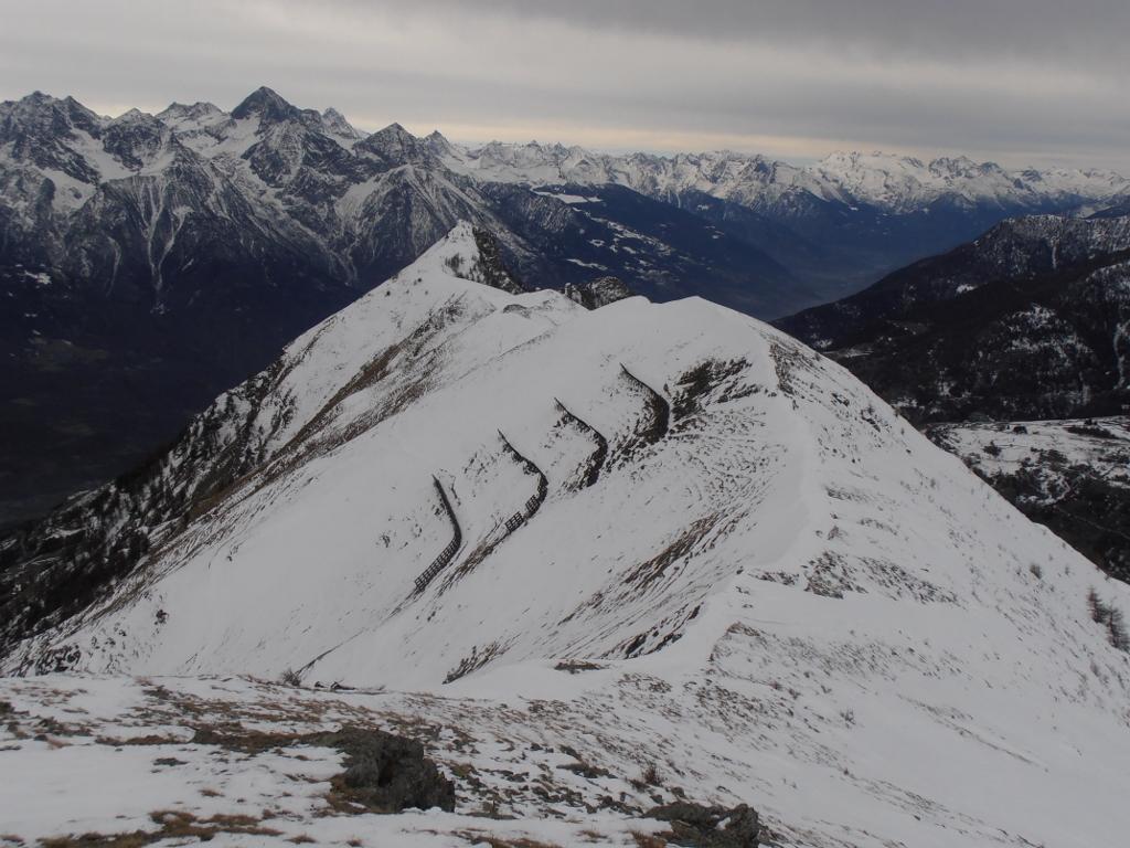 03 - dalla Becca d'Aver verso la cima Longhede