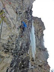 Enrico Bonino sul tiro del traverso