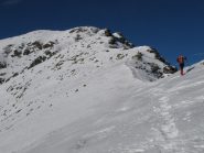 La bella cresta da risalire