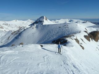 A pochi passi dalla croce di vetta