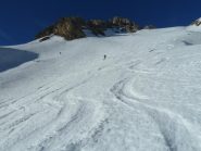 Neve morbida e le tracce vecchie non disturbano