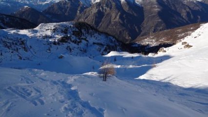 il valloncello del Giassit - rientro