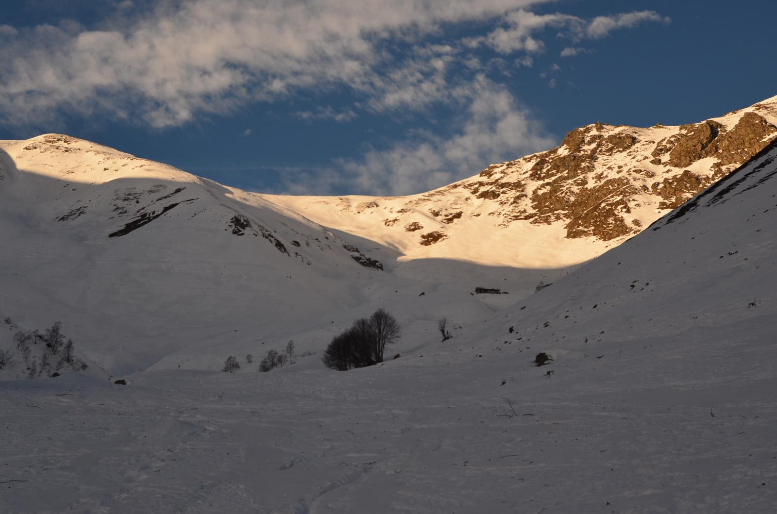 Verso il colle della Roussa 