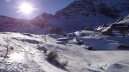 nei pressi del rifugio Jervis
