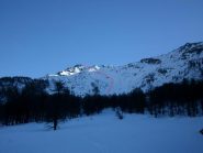 L'itinerario dal pianoro 1930 m.