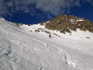 verso i pendii ripidi