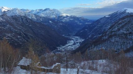 La piana dall'Alpe Biollit 1285m