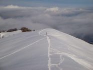 la pista verso l'Alpe