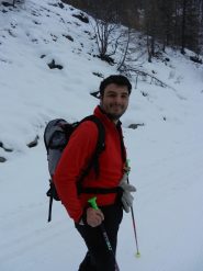 Risalendo la lunghissima pista della val troncea!