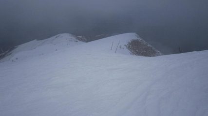 Zona di neve ancora farinosa....