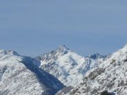 Becco Alto d'Ischiator dalla strada per il Forte Neghino