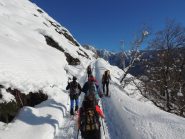 salita lungo la strada