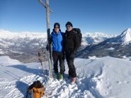 con Giordano  e la bella Croce d'antan 